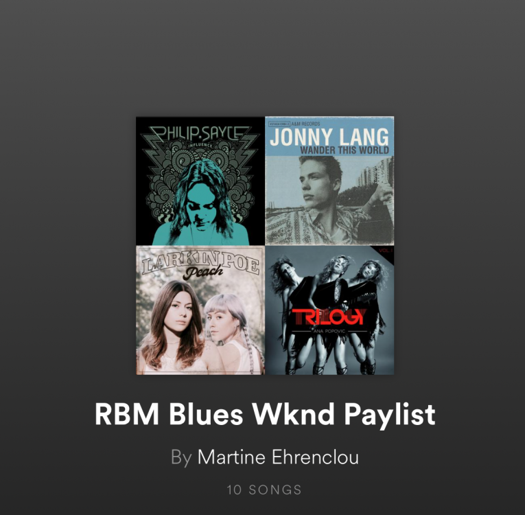 RBM April Playlist, Rock and Blues Muse