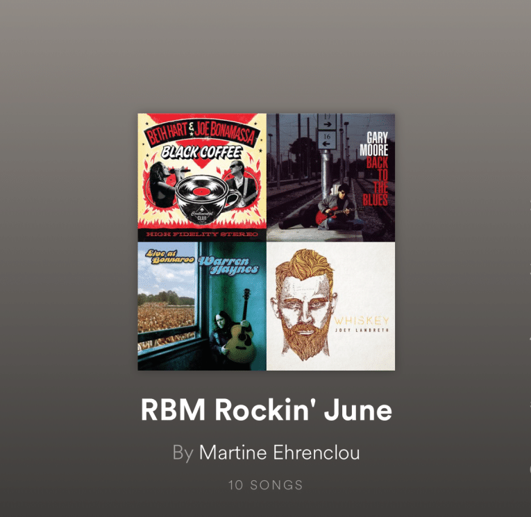 RBM Rockin' June Playlist, Rock and Blues Muse