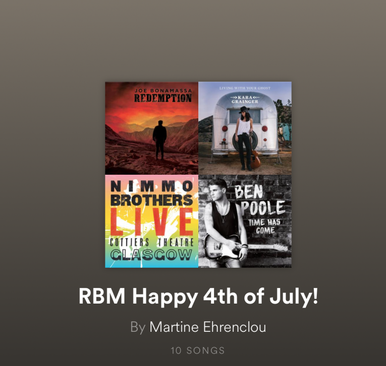 RBM Happy 4th of July Playlist, Rock and Blues Muse