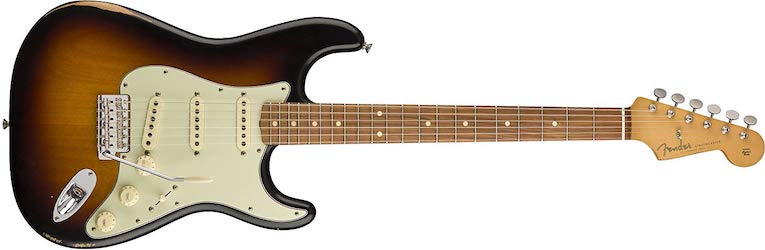 Fender Road Worn 60s Stratocaster Electric Guitar, Five Besrt Blues Guitars Under $1000, Rock and Blues Muse
