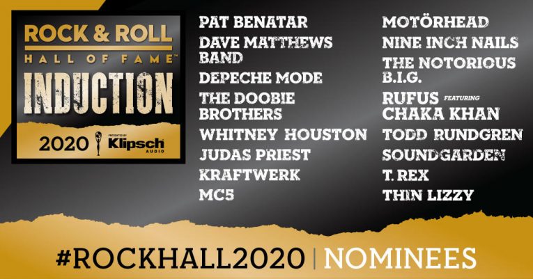 Rock & Roll Hall of Fame 2020 Nominees announcement, 16 nominees, Rock and Blues Muse
