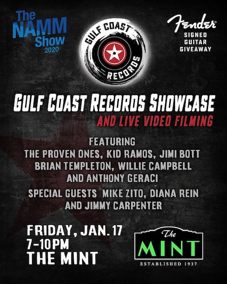 Gulf Coast Records Showcase, The Mint, Jan. 17, Rock and Blues Muse