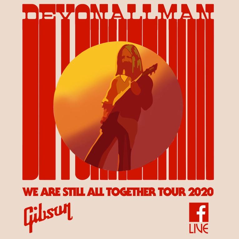 We Are Still All Together Tour 2020 From Devon Allman's House, Devon Allman, live performances, Rock and Blues Muse