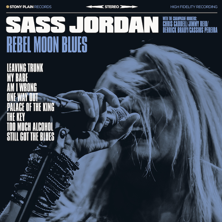 Sass Jordan, Rebel Moon Blues, album review, Rock and Blues Muse