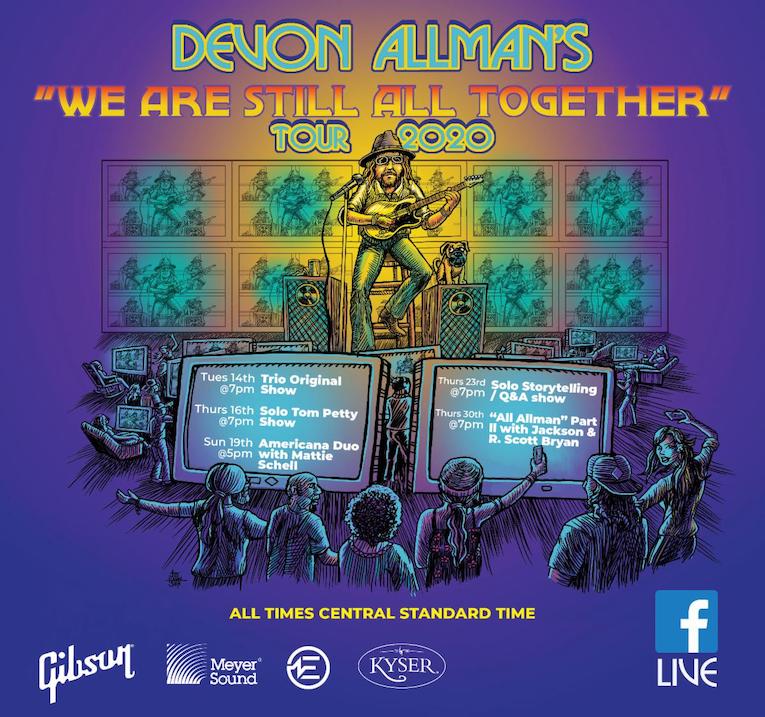 Devon Allman Announces New Dates For The "We Are Still All Together Tour 2020, live stream, Rock and Blues Muse