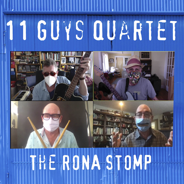 Video premiere, The Rona Stomp, 11 Guys Quartet, blues instrumental, Rock and Blues Muse