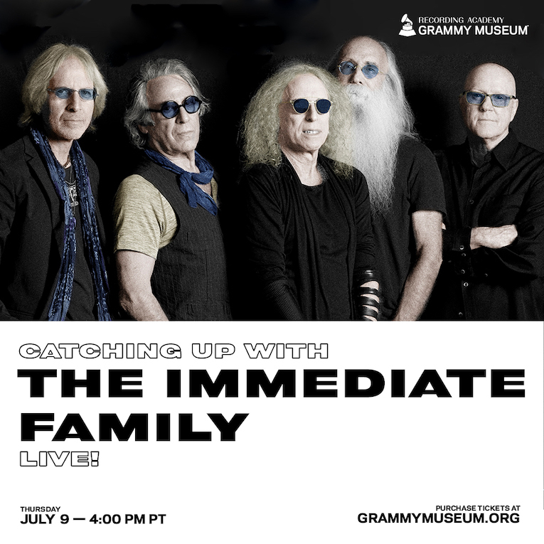 Catching Up With The Immediate Family Live!, The Grammy Museum, live online conversation, July 9, 4pm PST, Rock and Blues Muse