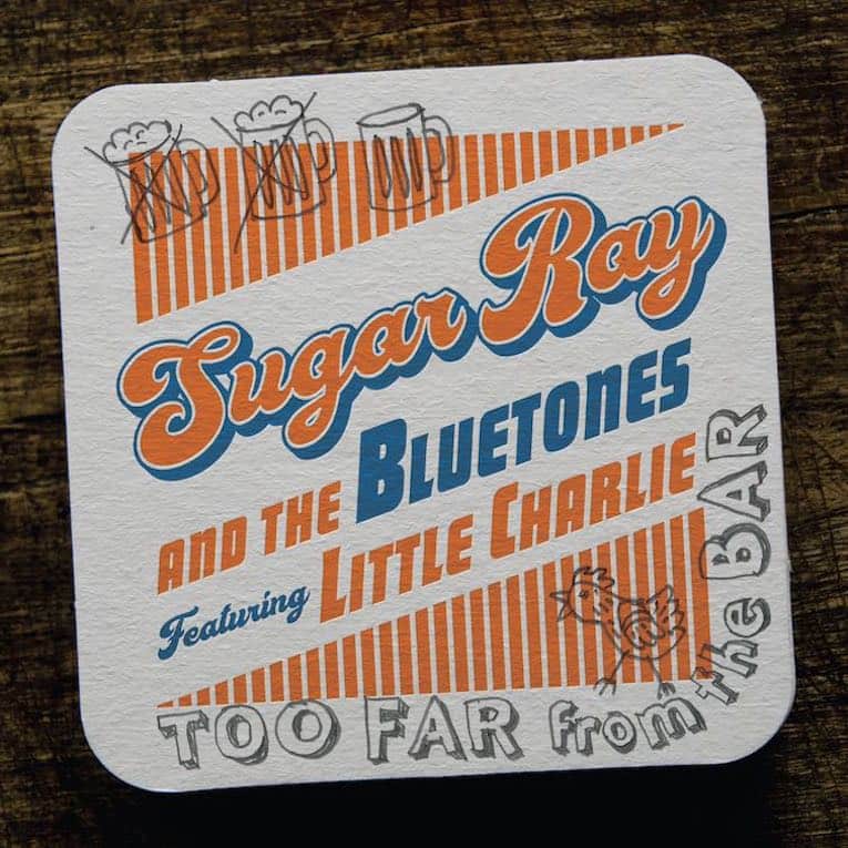 Sugar Ray and the Bluetones featuring Little Charlie Baty Too Far from the Bar album cover
