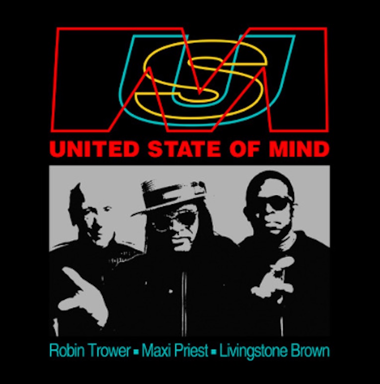 Robin Trower Maxi Priest Livingstone Brown New Single ‘United State of Mind’ album cover