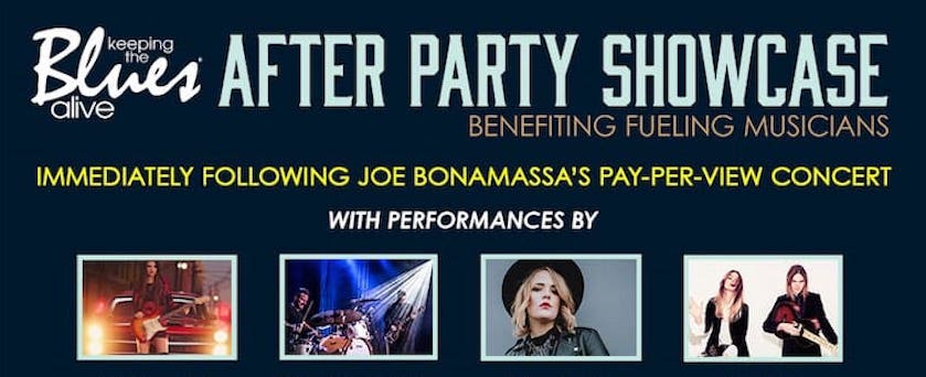 Guitar Hero Joe Bonamassa Blues After Party Showcase Following Concert ...