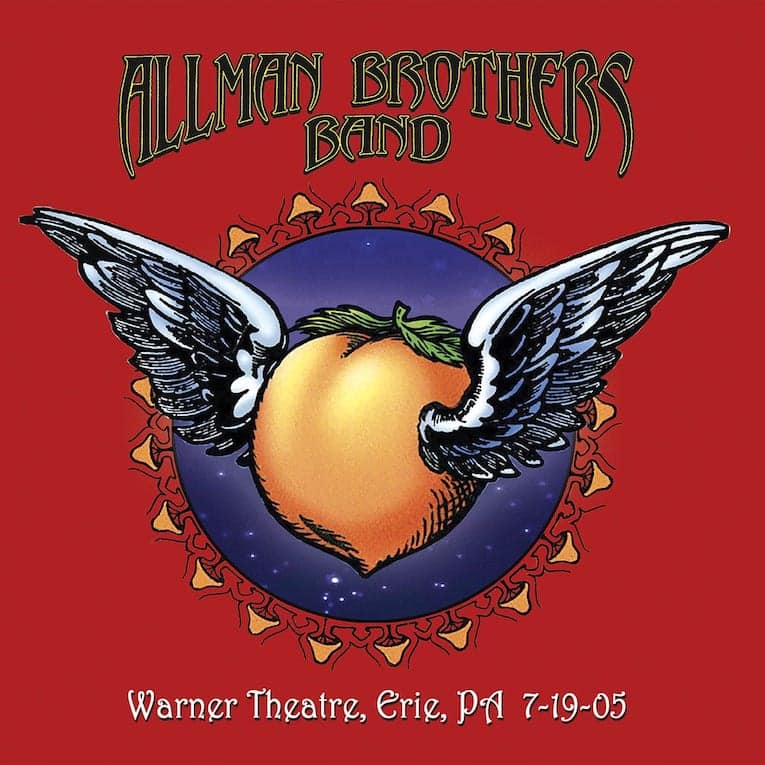 Allman Brothers Band Warner Theater Erie PA album cover