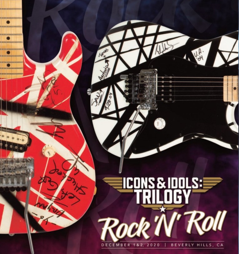 Jimi Hendrix, Albert King, Eddi Van Halen guitars up for auction flyer