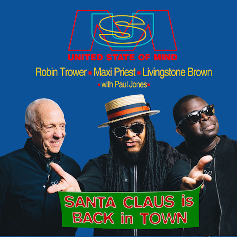Robin Trower Maxi Priest Livingstone Brown Santa Claus Is Back In Town single cover