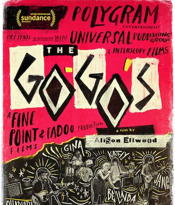 The Go-Gos music documentary flyer
