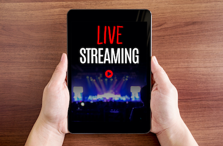 tablet live streaming photo