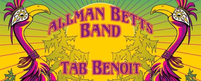 Allman Betts Band, Tab Benoit & Samantha Fish 9th Annual NolaFunk Jazz Fest New Orleans flyer