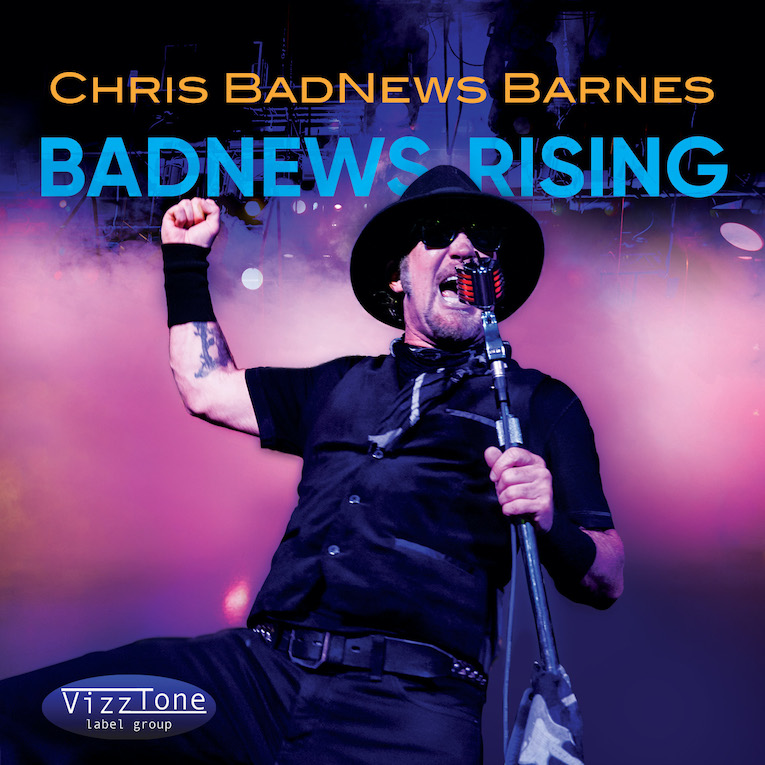Chris BadNews Barnes 'BadNews Rising', album cover
