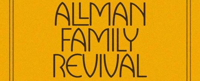 Allman Family Revival tour flyer