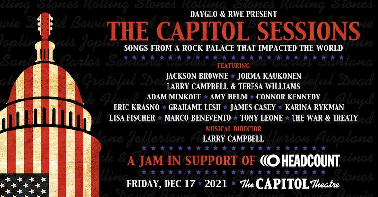 The Capitol Sessions: Songs From A Rock Palace That Impacted The World, All-Star Jam, event flyer