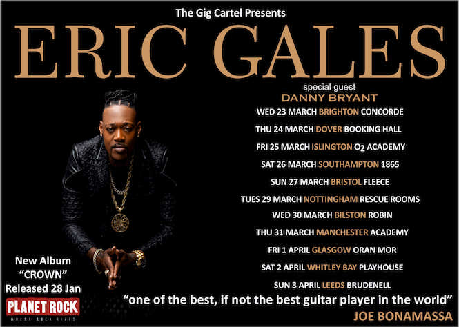 Eric Gales tour poster