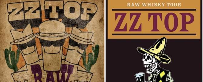 ZZ Top Raw album cover, tour dates image