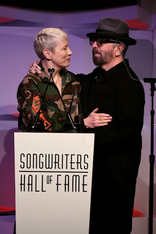 Annie Lennox Dave Stewart Songwriters Hall of Fame photo