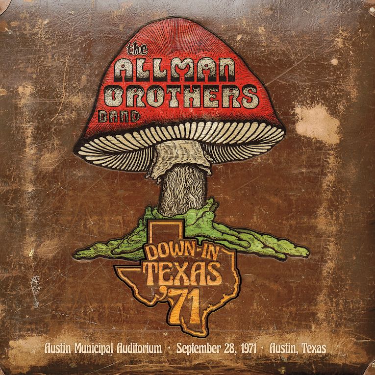 The Allman Brothers band, Down In Texas '71, album cover