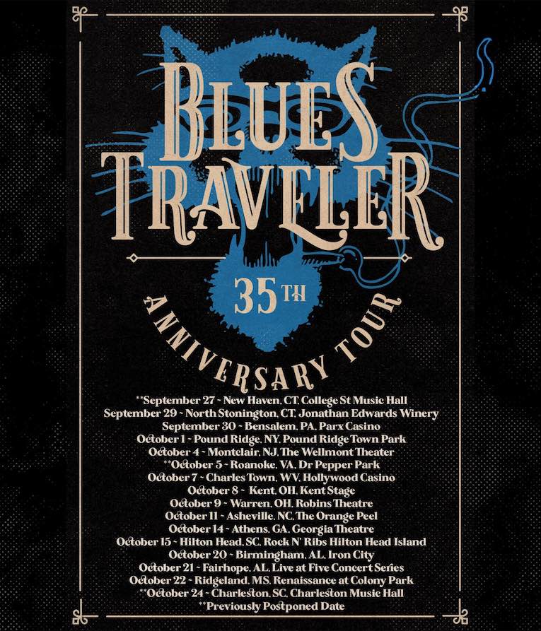 Blues Traveler tour flyer