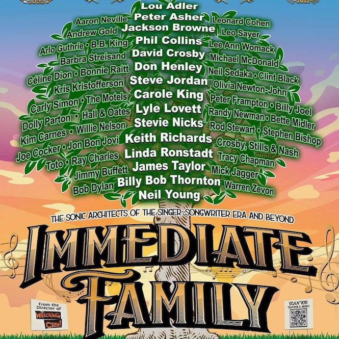 The Immediate Family band, documentary flyer
