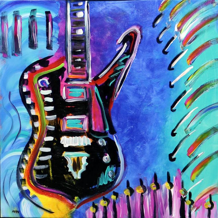 Paul Stanley, Guitar Dreams, painting, artist tour 2023