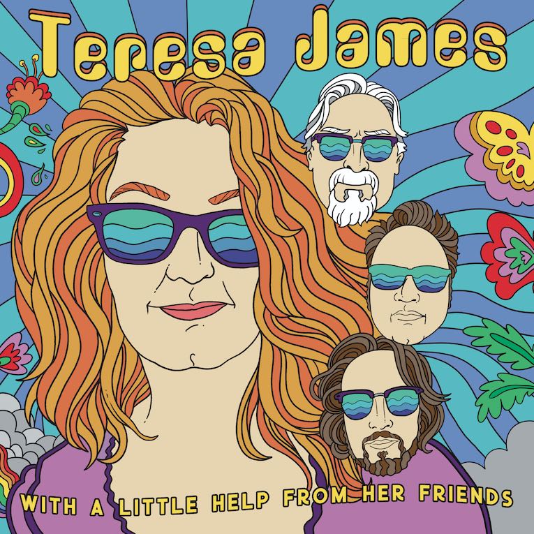 Teresa James, With A Little Help From Her Friends, album cover