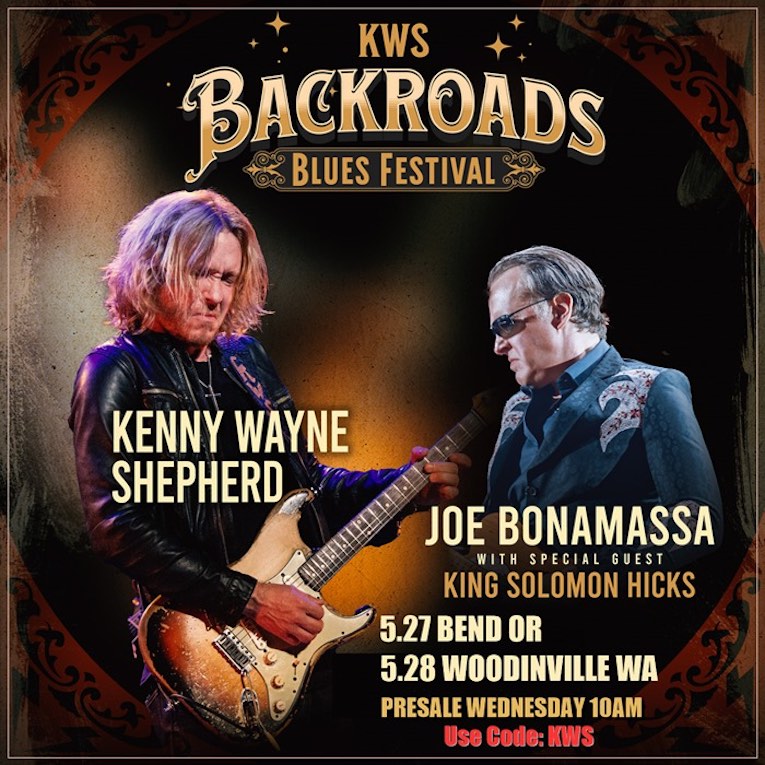 KWS Backroads Blues Festival Joe Bonamassa, flyer