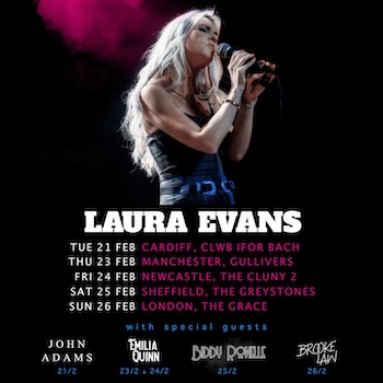 Laura Evans, tour poster