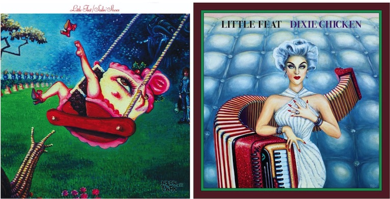 Little Feat, Sailin' Shoes and Dixie Chicken, album covers