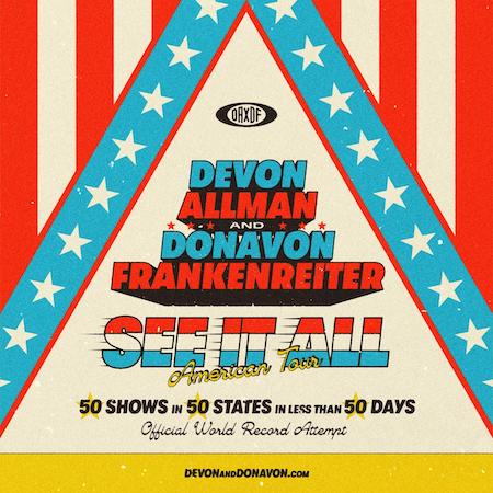 Devon Allman and Donavon Frankenreiter, See It All Tour, flyer