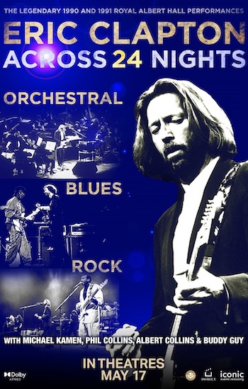 Eric Clapton Across 24 Nights, concert film reivew 