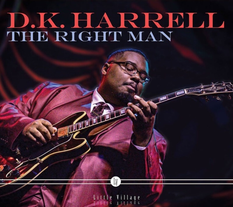 D.K. Harrell 'The Right Man', album cover front 