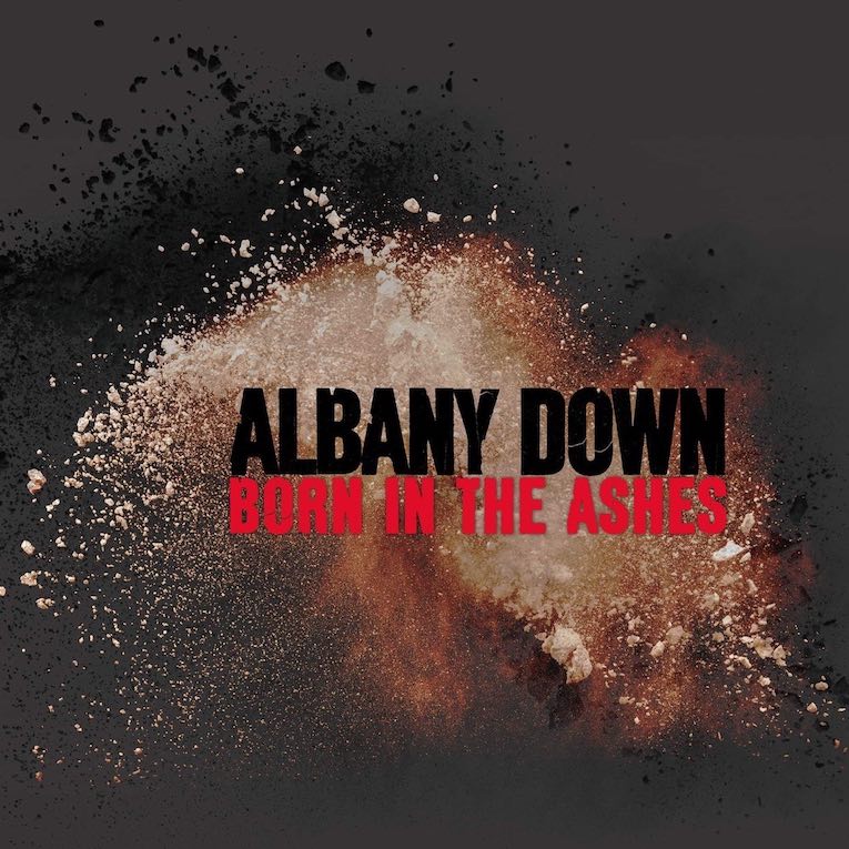 Albany Down, Born In The Ashes, album cover front 