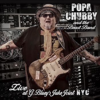 Popa Chubby, Live At Bluey’s Juke Joint NYC, album cover front 