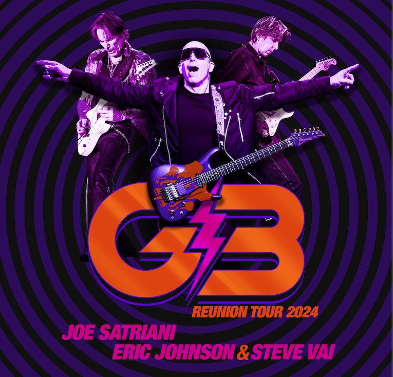 Joe Satriani, Eric Johnson, Steve Vai, G3 tour, tour flyer