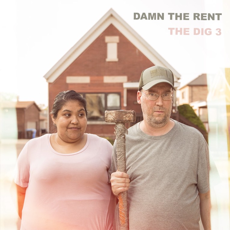 The Dig 3, Damn The rent, album cover front