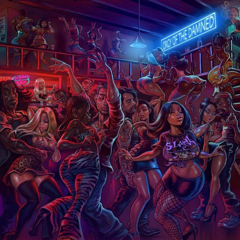 Slash, Orgy of the Damned, album cover