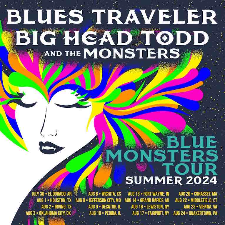 Blues Traveler and Big Head Todd and the Monsters, tour flyer 