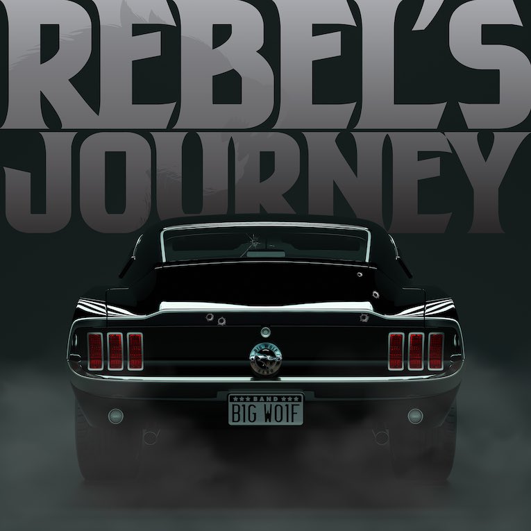 Big Wolf Band, Rebel's Journey, album cover front 