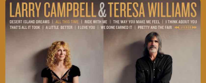 Larry Campbell & Teresa Williams 'All This Time', album cover front