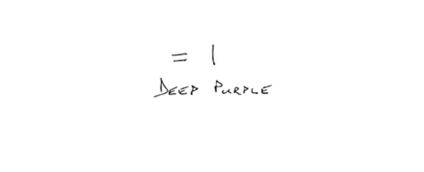 Deep Purple, "=1", album cover front