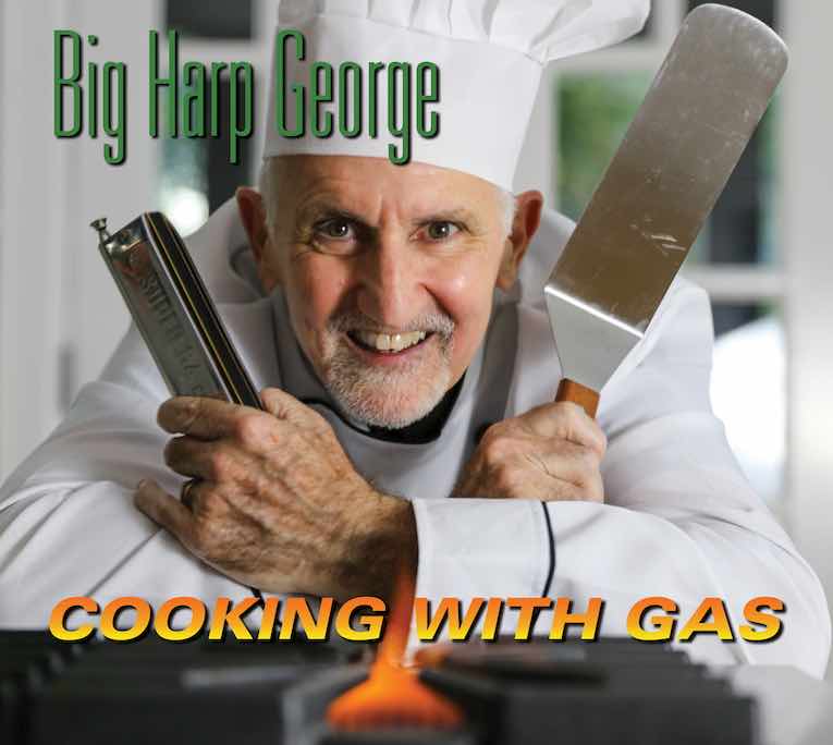 Big Harp George, Cooking with Gas, album cover front 