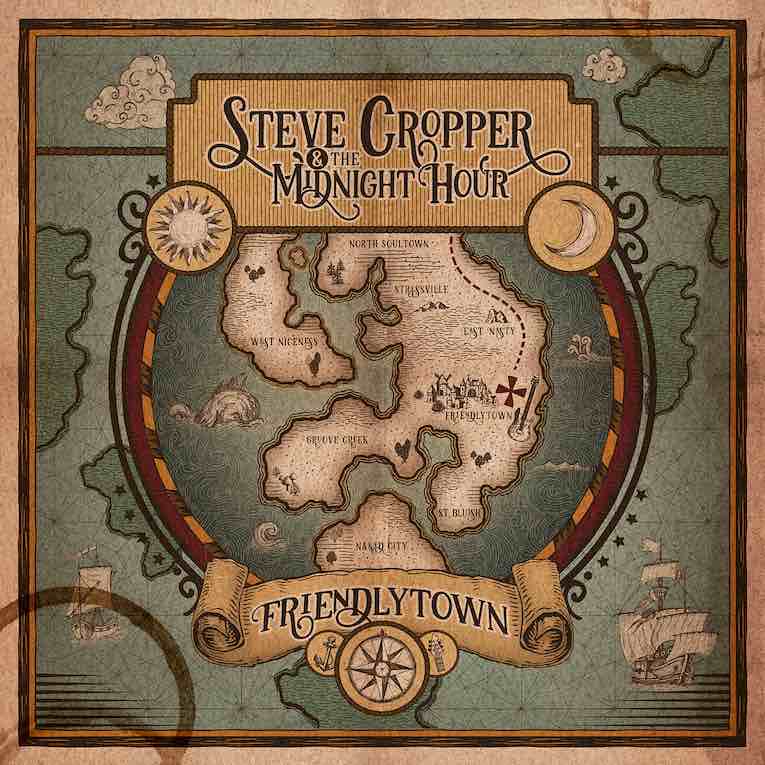 Steve Cropper, 'Friendlytown', album cover front 