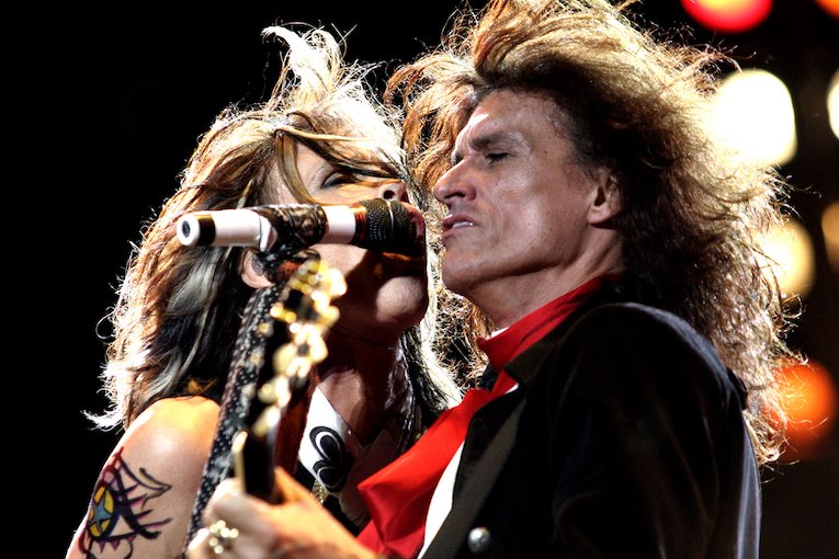 Aerosmith, top 10 albums, photo, Steven Tyler and Joe Perry 