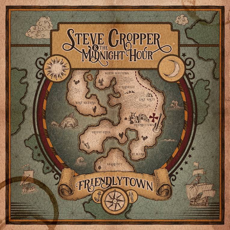 Steve Cropper, Friendlytown, album cover front 